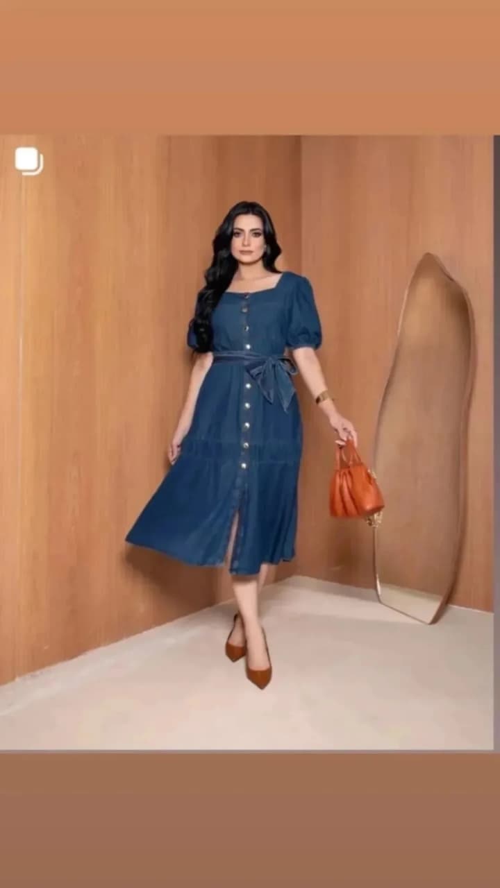 Vestido Jeans Laura Rosa