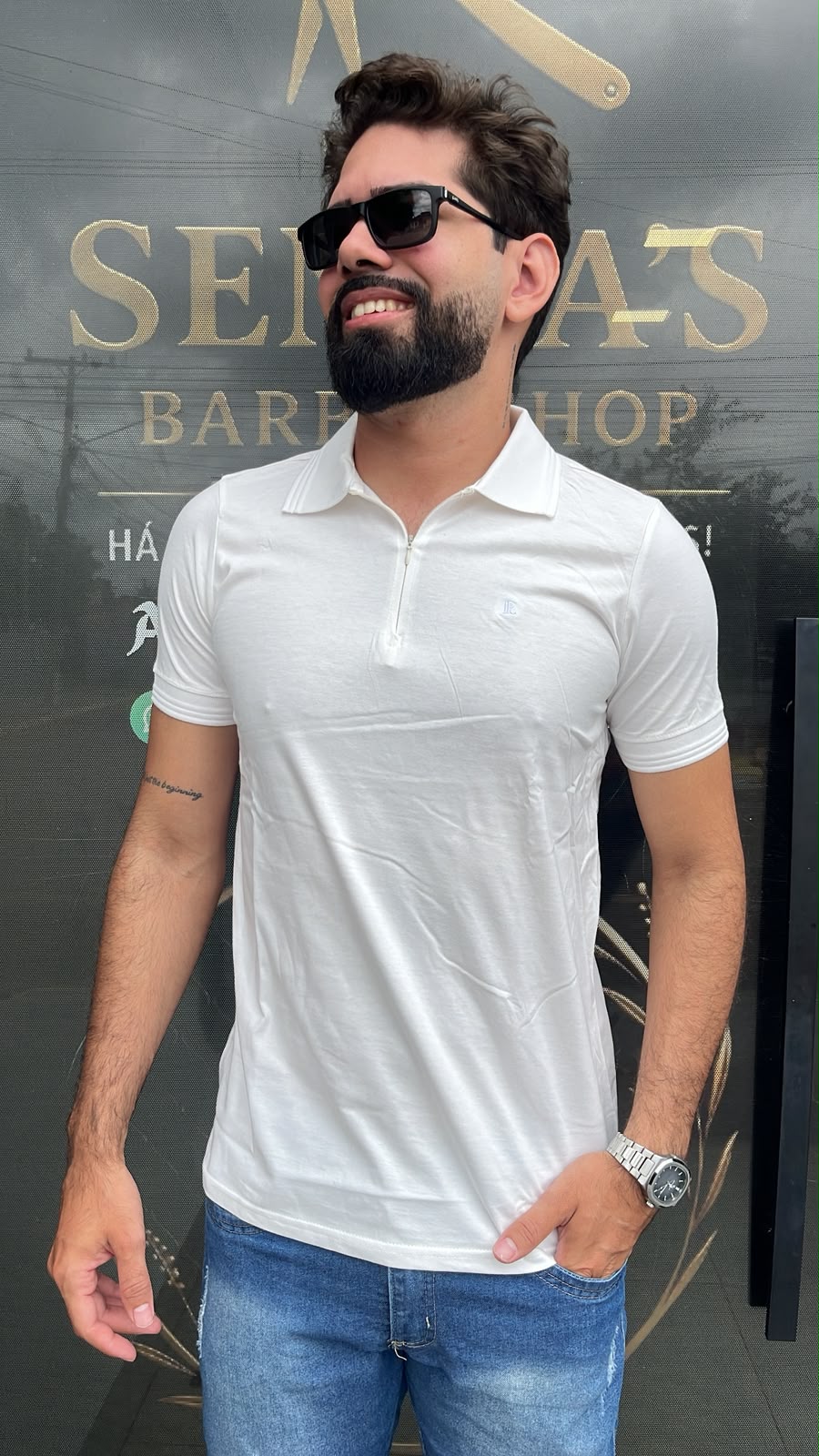 Polo Premium com fecho em ziper