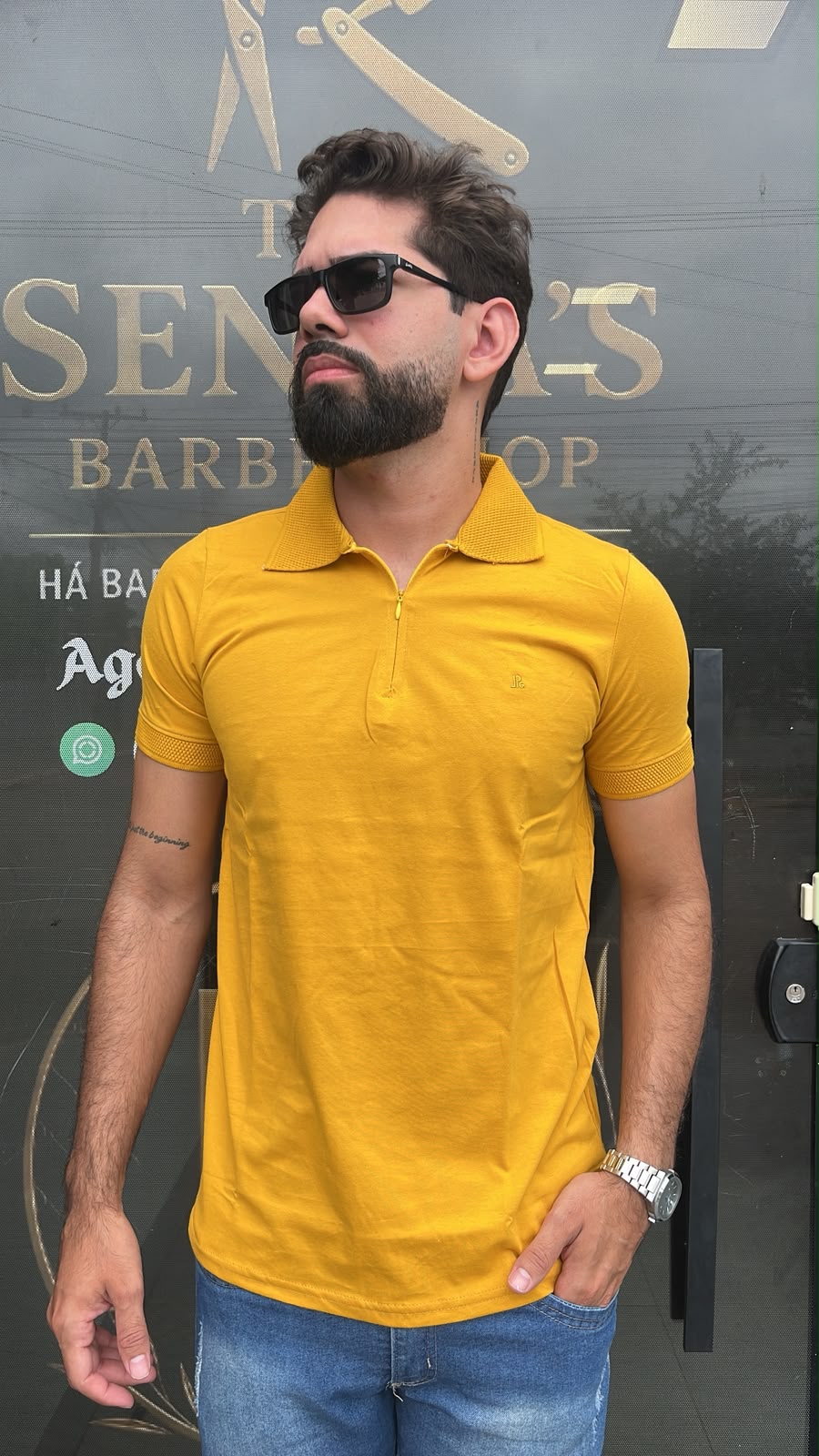 Polo Premium com fecho em ziper